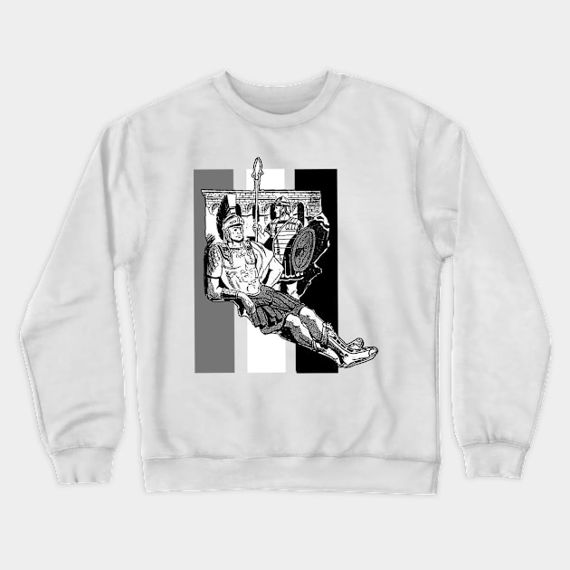 Roman legionary soldiers in fanzine Crewneck Sweatshirt by Marccelus